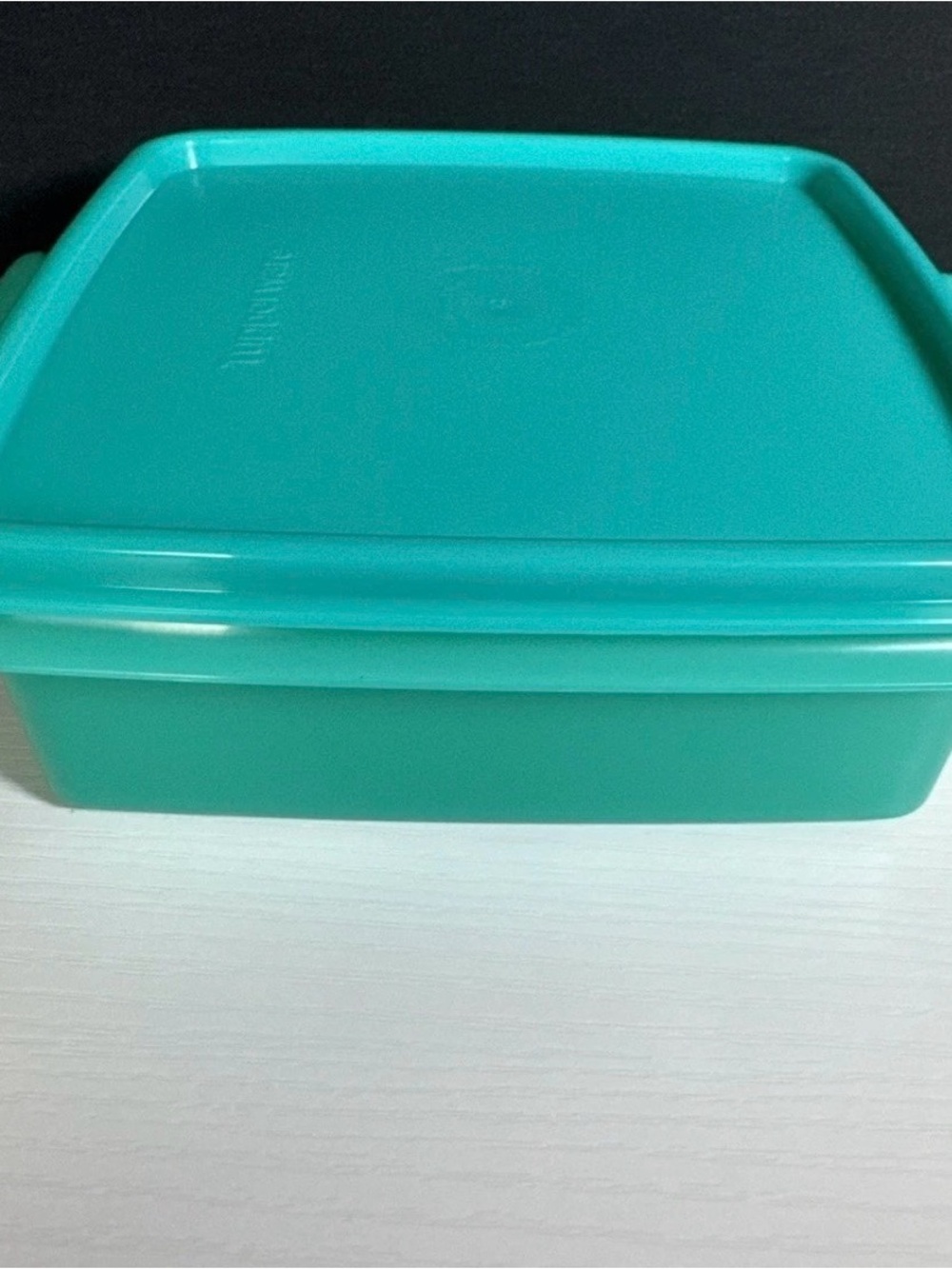 Tupperware Snack Container 850ml Lunch On The Go Square Green quartet New Snack